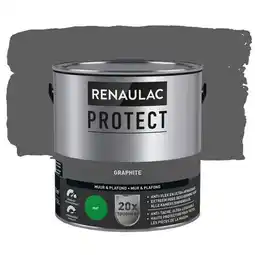 Praxis Renaulac Protect Muurverf - Mat - Graphite - 2,5L aanbieding