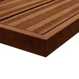 Praxis Elephant Vlonderplank - Houtcomposiet - Vlak / Semi-ribbel - 225x14,5x2,1cm aanbieding