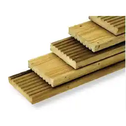 Praxis Vlonderplank - Vurenhout - Geprofileerd - 240x14x1,9cm aanbieding