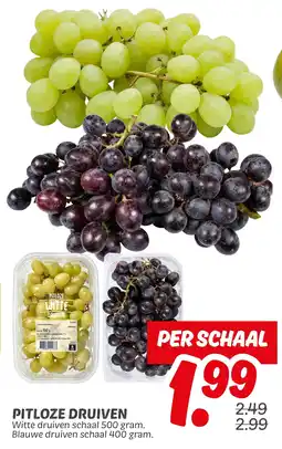 Dekamarkt Pitloze druiven aanbieding