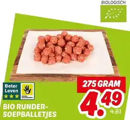 Dekamarkt Bio rundersoepballetjes aanbieding