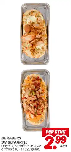 Dekamarkt Dekavers smultaartje aanbieding