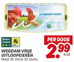 Dekamarkt Wegdam vrije uitloopeieren aanbieding