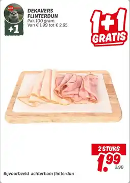 Dekamarkt Dekavers flinterdun aanbieding