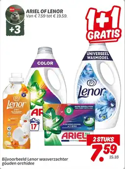 Dekamarkt Ariel of lenor aanbieding