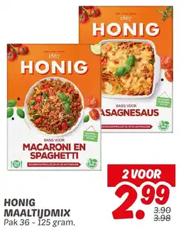 Dekamarkt Honig maaltijdmix aanbieding