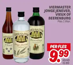 Dekamarkt Viermaster jonge jenever, vieux of beerenburg aanbieding