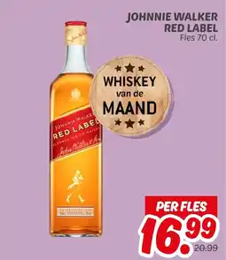 Dekamarkt Johnnie walker red label aanbieding