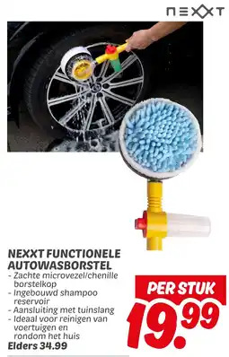 Dekamarkt Nexxt functionele autowasborstel aanbieding