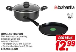 Dekamarkt Brabantia pan aanbieding