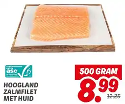Dekamarkt Hoogland zalmfilet met huid aanbieding