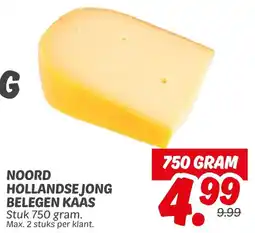 Dekamarkt Noord hollandse jong belegen kaas aanbieding