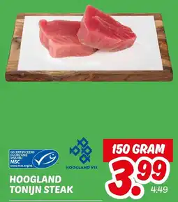 Dekamarkt Hoogland tonijn steak aanbieding