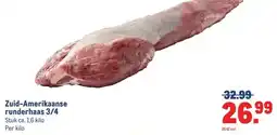 Makro Zuid-Amerikaanse runderhaas 3/4 aanbieding