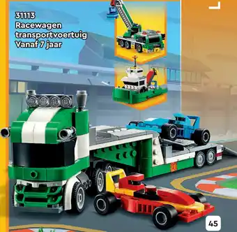 Top1Toys Lego Creator 31113 Racewagen transportvoertuig aanbieding