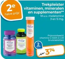 Trekpleister Trekpleister vitaminen, mineralen en supplementen aanbieding