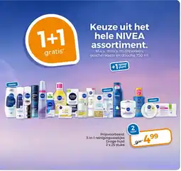 Trekpleister Keuze uit het hele NIVEA assortiment. aanbieding