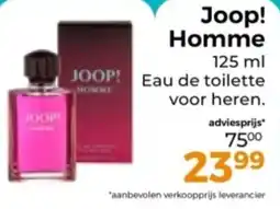 Trekpleister Joop! Homme aanbieding