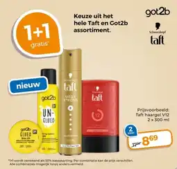 Trekpleister Keuze uit het hele Taft en Got2b assortiment. aanbieding