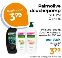 Trekpleister Palmolive douchepomp aanbieding