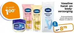 Trekpleister Vaseline hand en bodyverzorging aanbieding