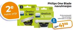Trekpleister Philips One Blade navulmesjes aanbieding