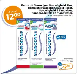 Trekpleister Sensodyne aanbieding