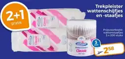 Trekpleister Trekpleister wattenschijfjes en staafjes aanbieding