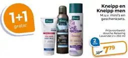 Trekpleister Kneipp en Kneipp men aanbieding