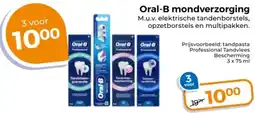 Trekpleister Oral-B mondverzorging aanbieding