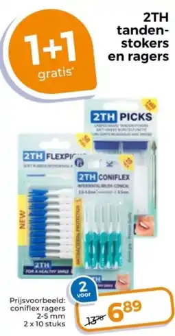 Trekpleister 2TH tandenstokers en ragers aanbieding