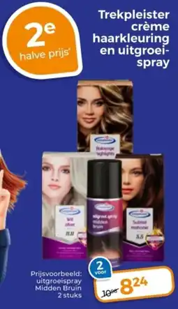 Trekpleister Trekpleister crème haarkleuring en uitgroeispray aanbieding