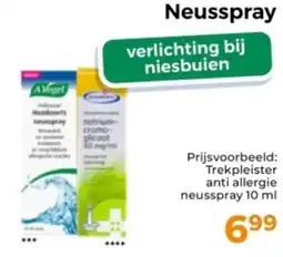 Trekpleister Neusspray aanbieding