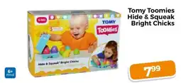Trekpleister Tomy Toomies Hide & Squeak Bright Chicks aanbieding