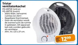 Trekpleister Tristar ventilatorkachel aanbieding