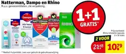 Kruidvat Natterman, Dampo en Rhino aanbieding