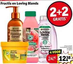 Kruidvat Fructis en Loving Blends aanbieding