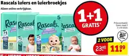 Kruidvat Rascals luiers en luierbroekjes aanbieding