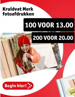 Kruidvat Kruidvat Merk fotoafdrukken aanbieding