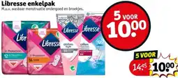 Kruidvat Libresse enkelpak aanbieding