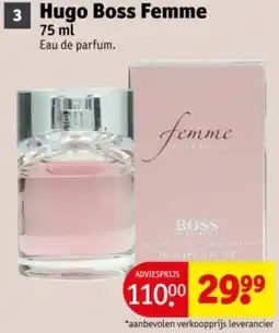 Kruidvat Hugo Boss Femme aanbieding