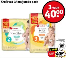Kruidvat Kruidvat luiers jumbo pack aanbieding