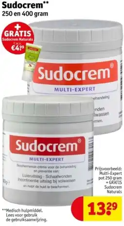 Kruidvat Sudocrem aanbieding