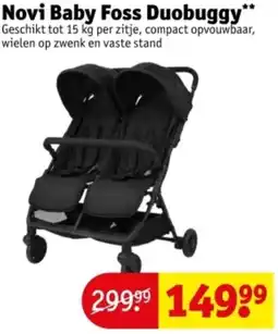 Kruidvat Novi Baby Foss Duobuggy aanbieding