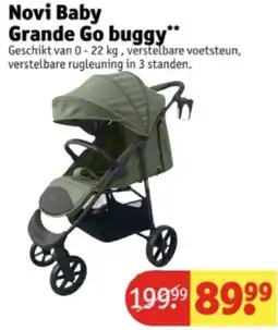 Kruidvat Novi Baby Grande Go buggy aanbieding