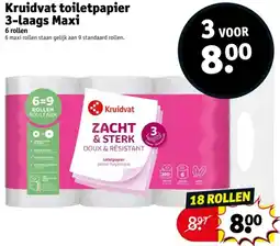 Kruidvat Kruidvat toiletpapier 3-laags Maxi aanbieding
