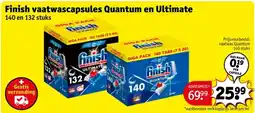 Kruidvat Finish vaatwascapsules Quantum en Ultimate aanbieding