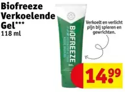 Kruidvat Biofreeze Verkoelende Gel aanbieding