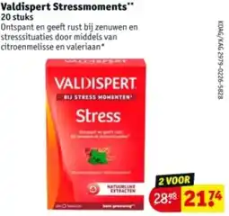Kruidvat Valdispert Stressmoments aanbieding