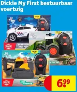 Kruidvat Dickie My First bestuurbaar voertuig aanbieding